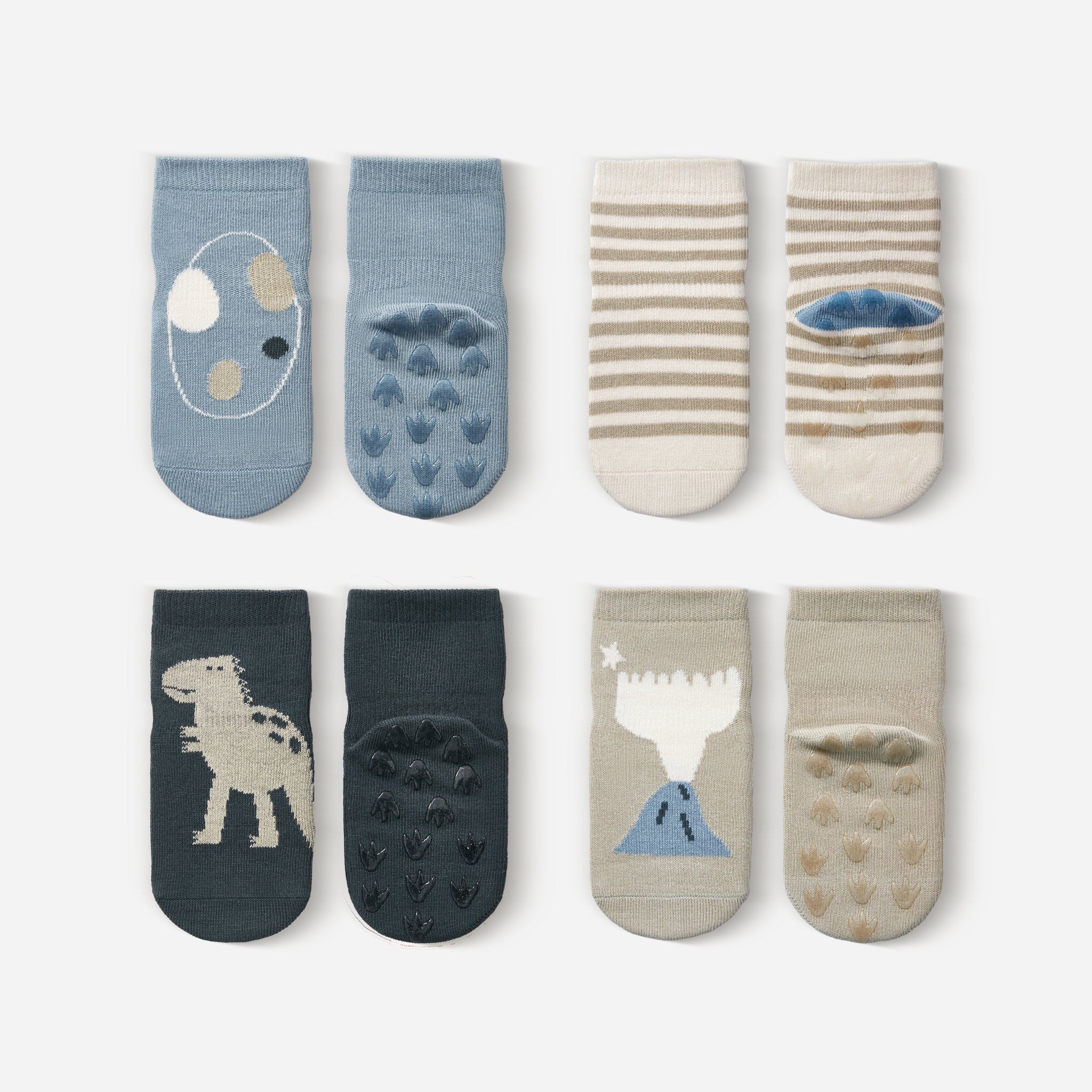 Dinosaur Baby & Toddler Non-Slip Socks