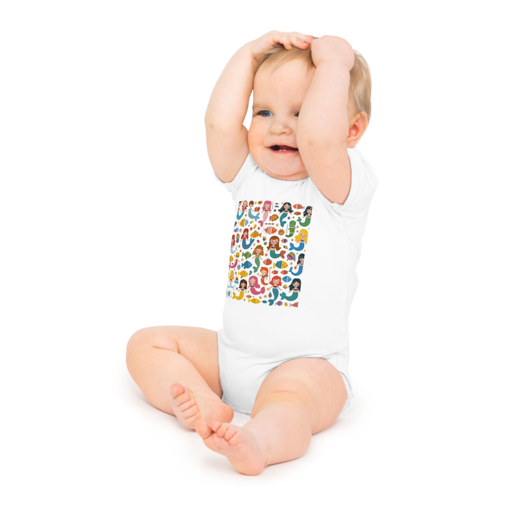 Baby Short Sleeve Bodysuit for Newborn Boys and Girls