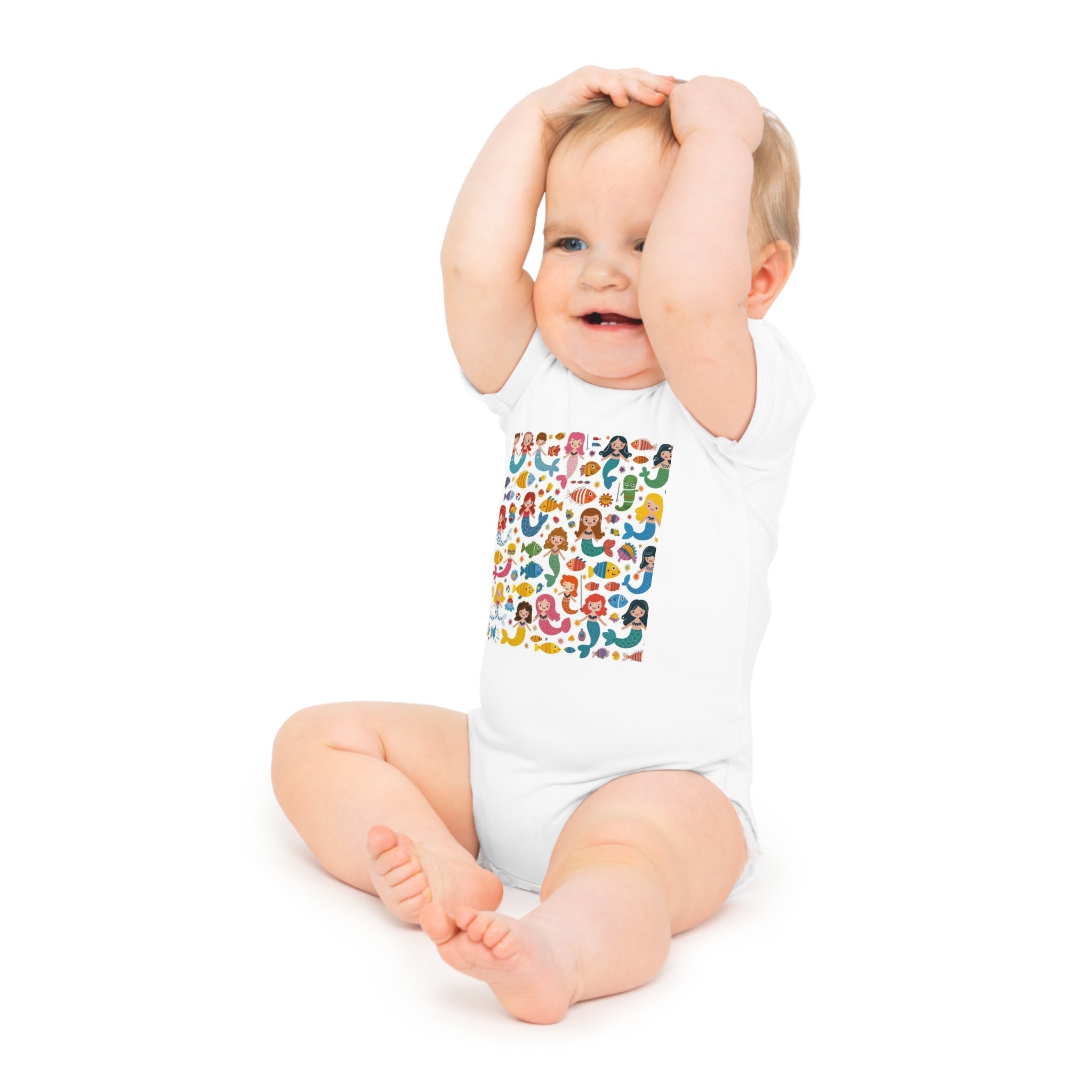 Baby Short Sleeve Bodysuit for Newborn Boys and Girls