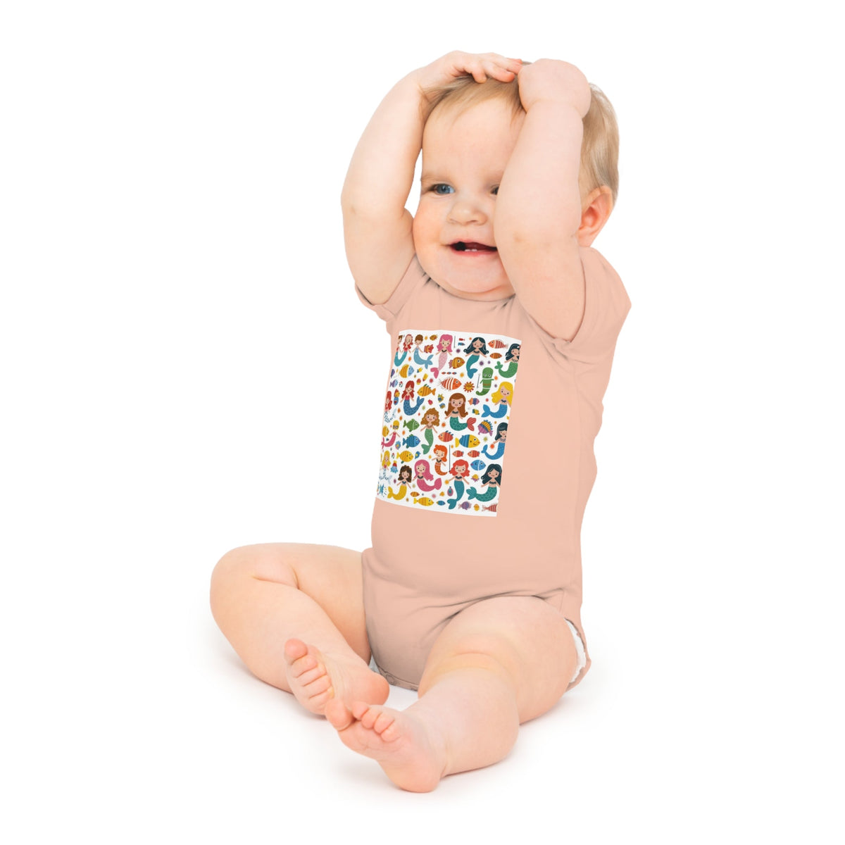 Baby Short Sleeve Bodysuit for Newborn Boys and Girls
