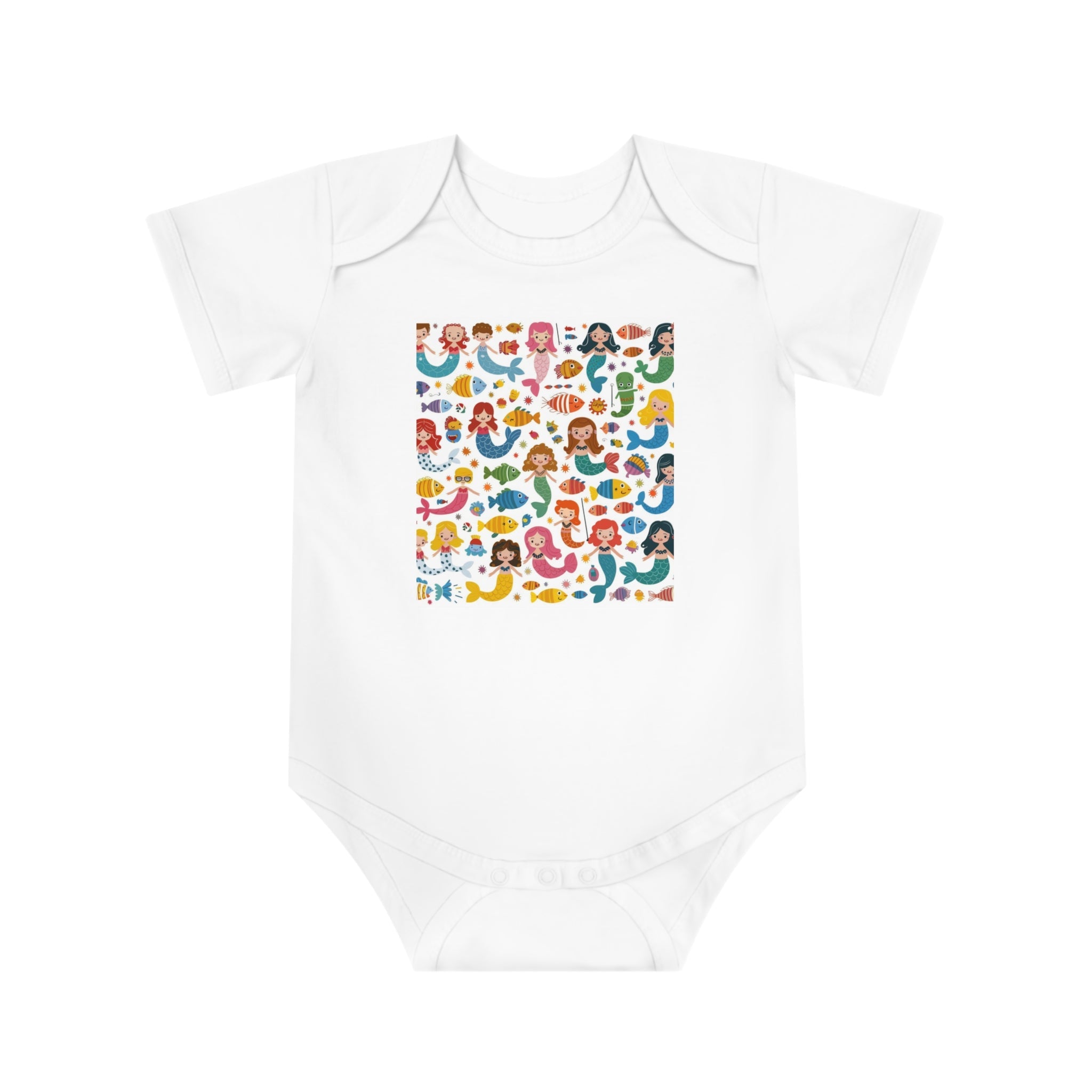 Baby Short Sleeve Bodysuit for Newborn Boys and Girls