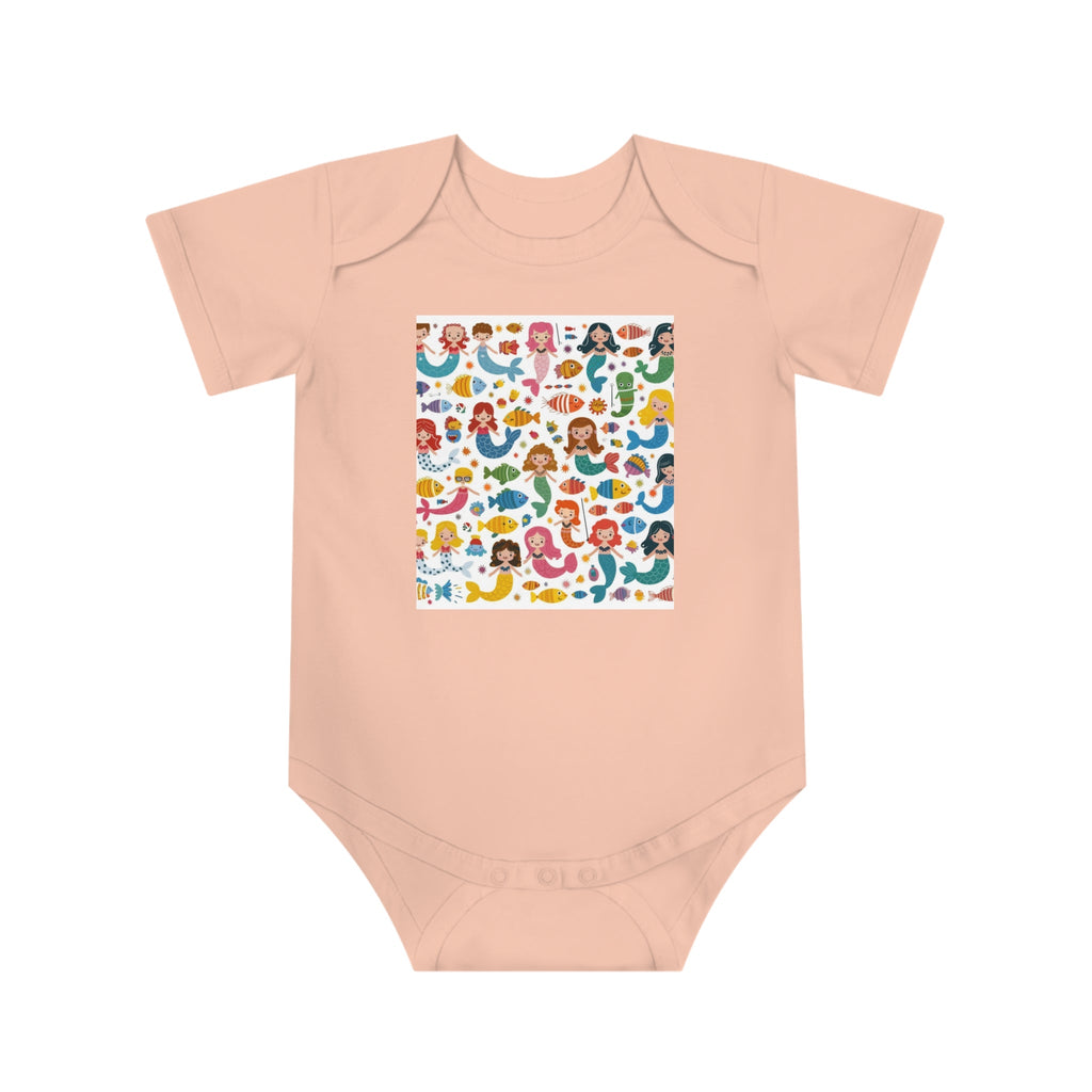 Baby Short Sleeve Bodysuit for Newborn Boys and Girls