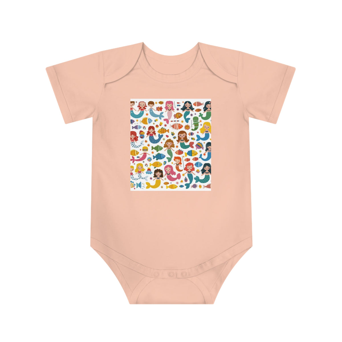 Baby Short Sleeve Bodysuit for Newborn Boys and Girls