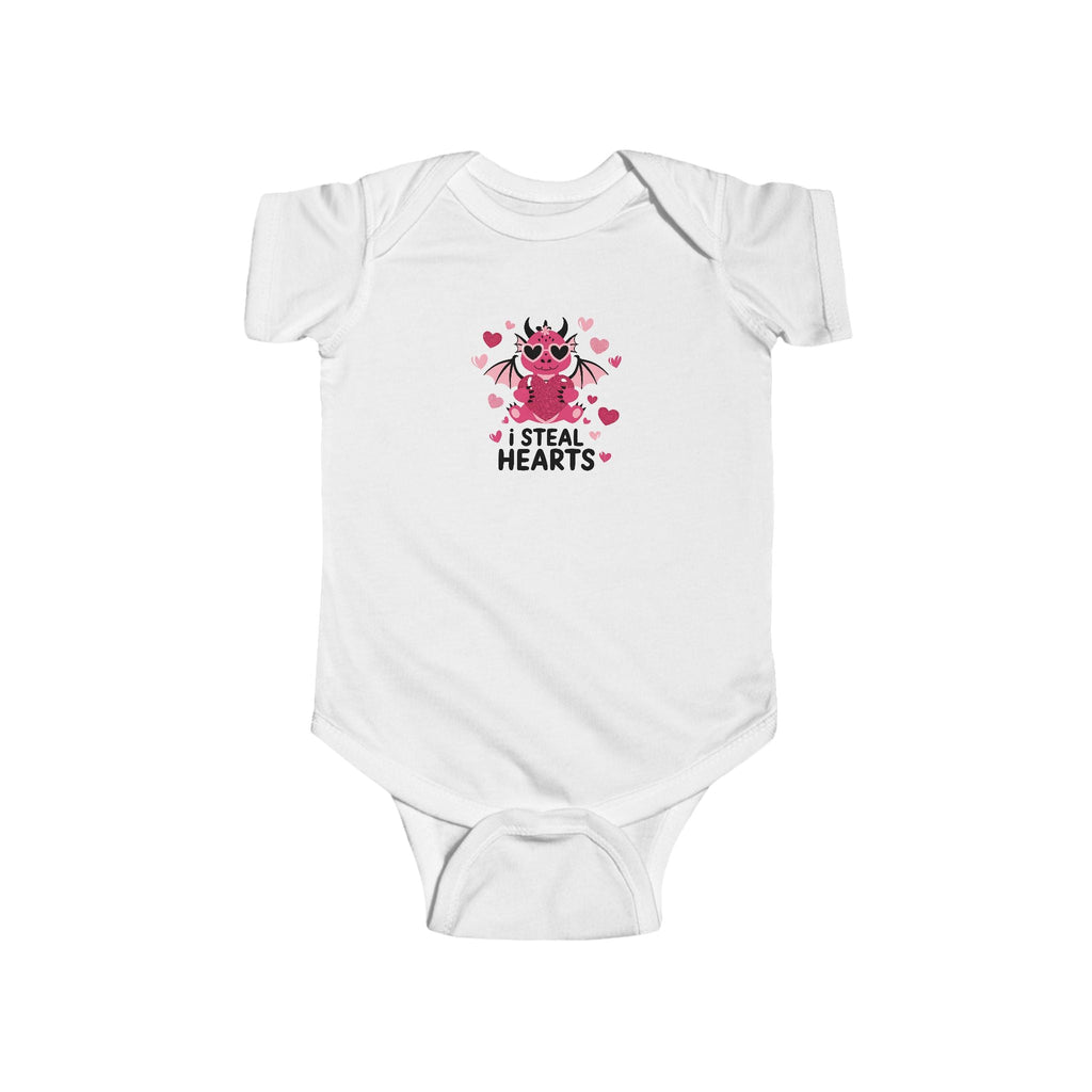 I Steal Hearts Infant Bodysuit Cute Baby Onesie