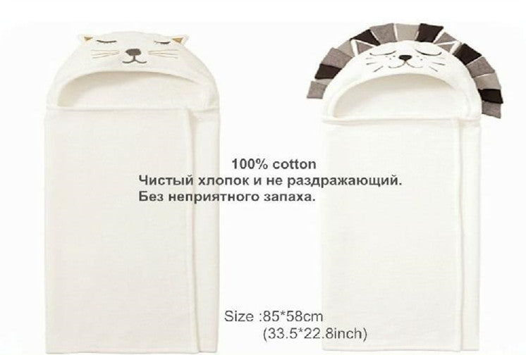 Baby Hooded Infant Blanket for Newborns