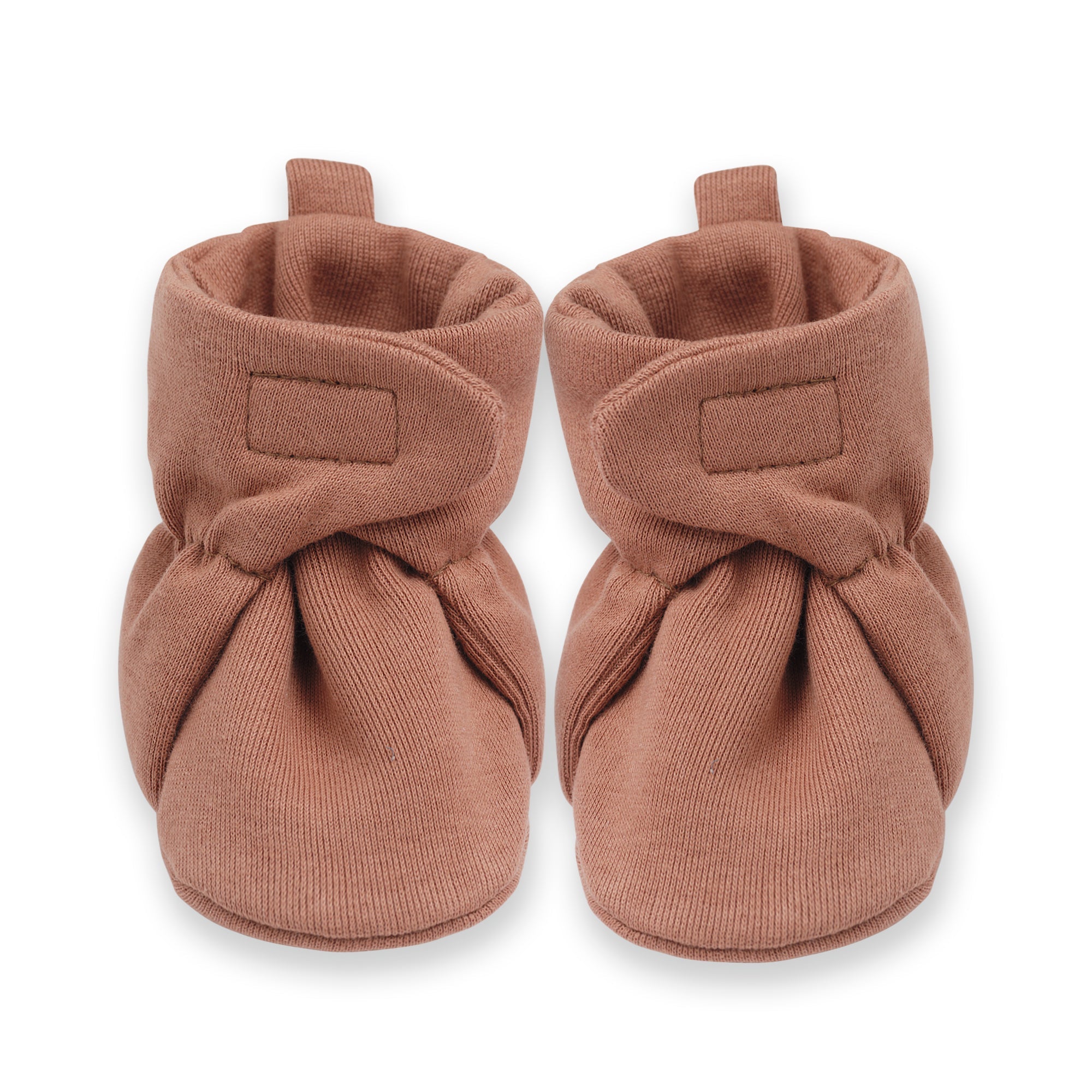 Baby Pecan Soft Crib Booties for Newborns