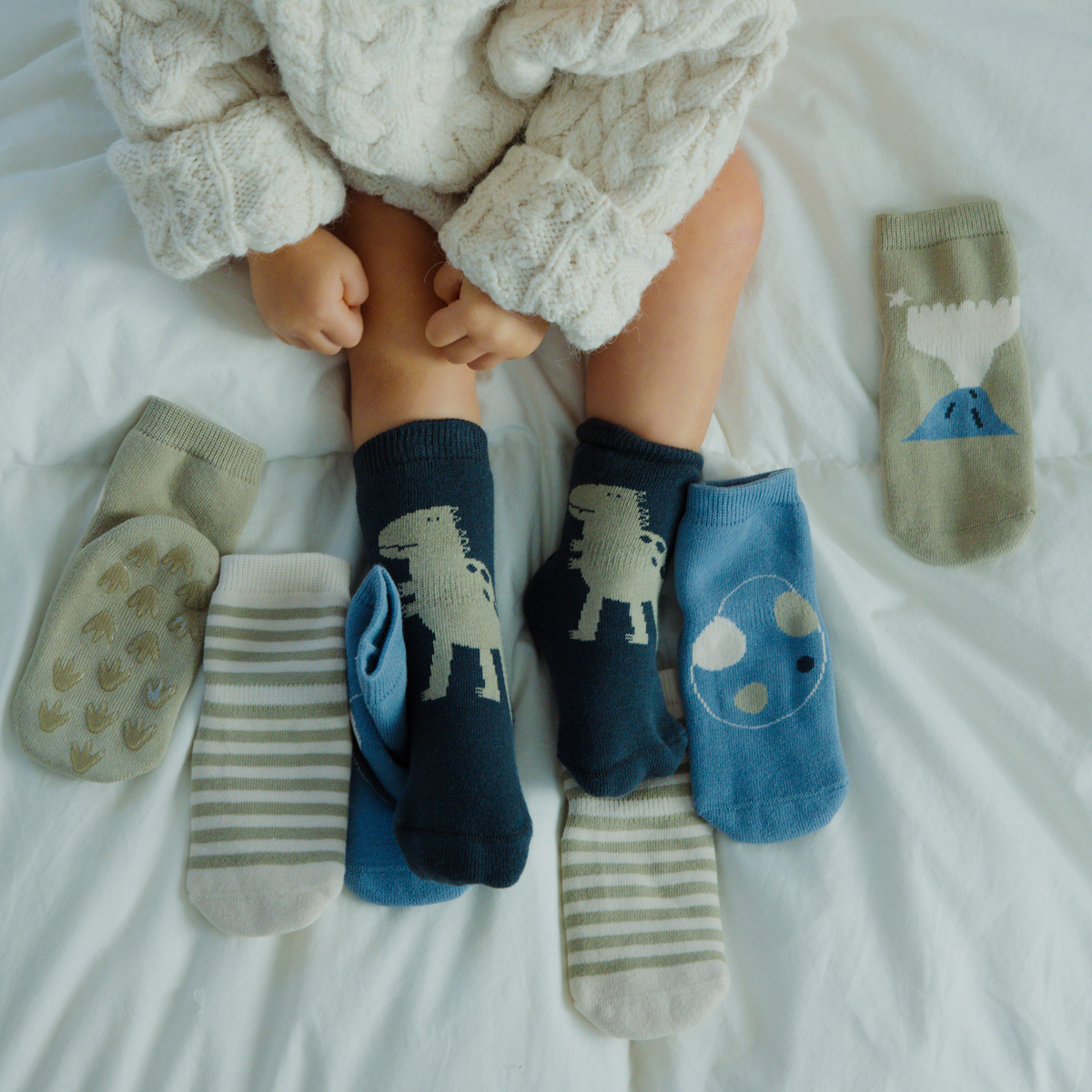 Dinosaur Baby & Toddler Non-Slip Socks