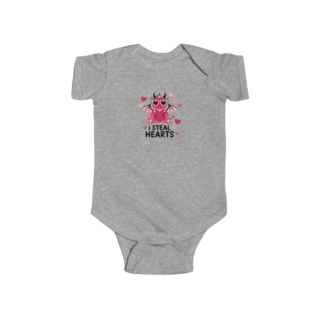 I Steal Hearts Infant Bodysuit Cute Baby Onesie