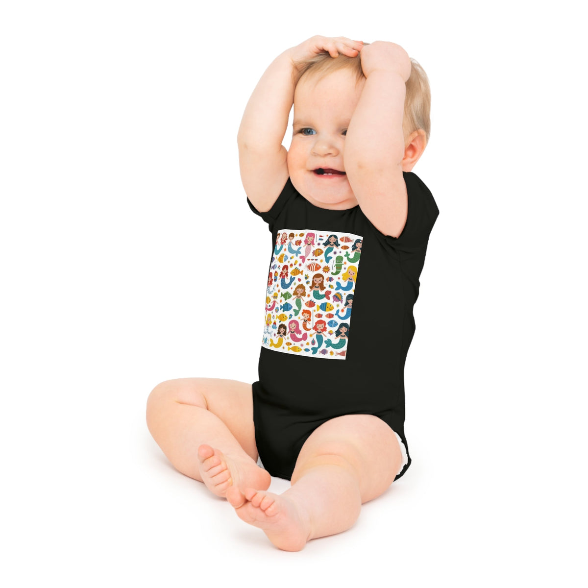 Baby Short Sleeve Bodysuit for Newborn Boys and Girls