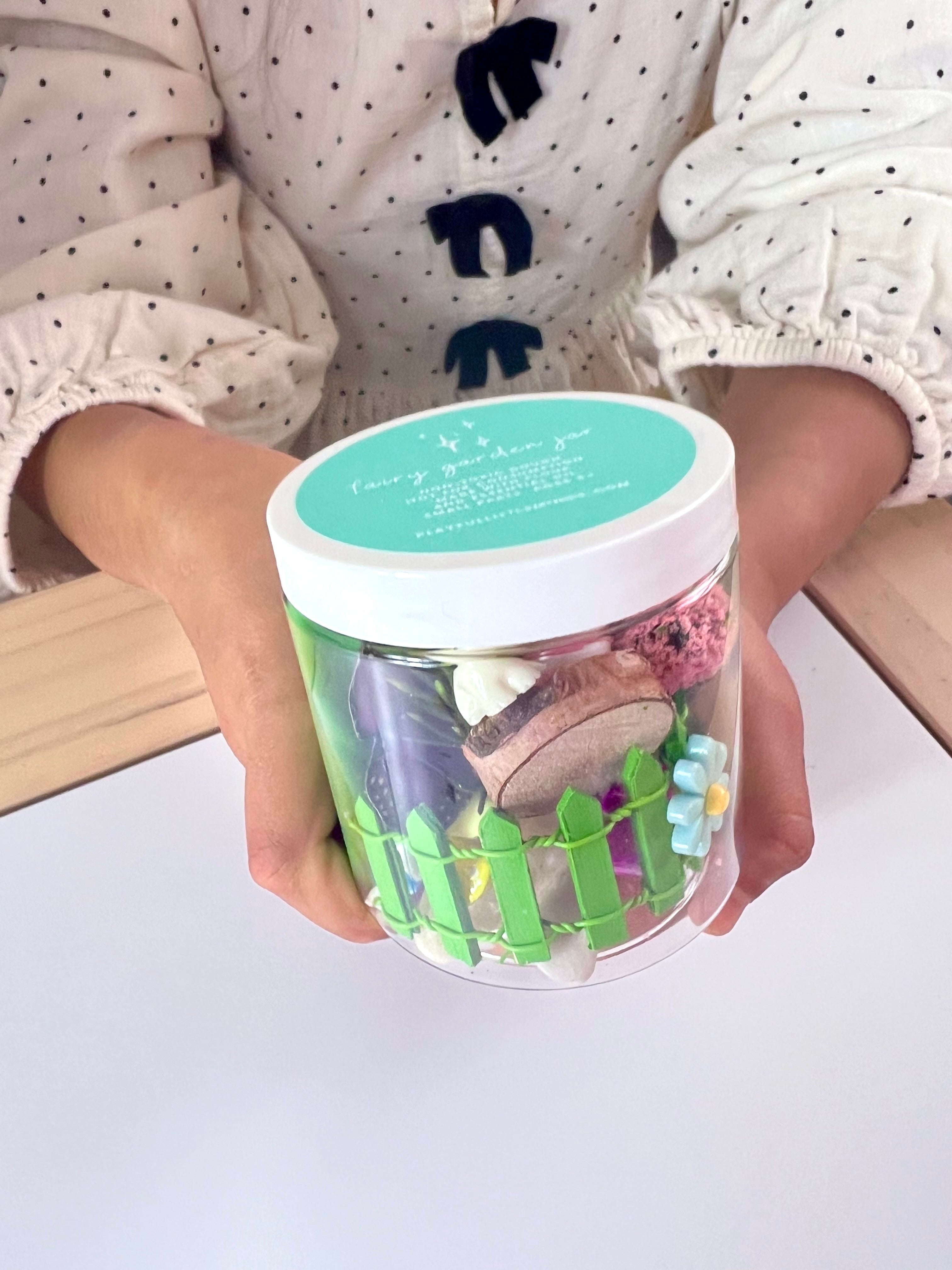 Special Edition Jar Fairy Garden Playdough Sensory Toy Kit