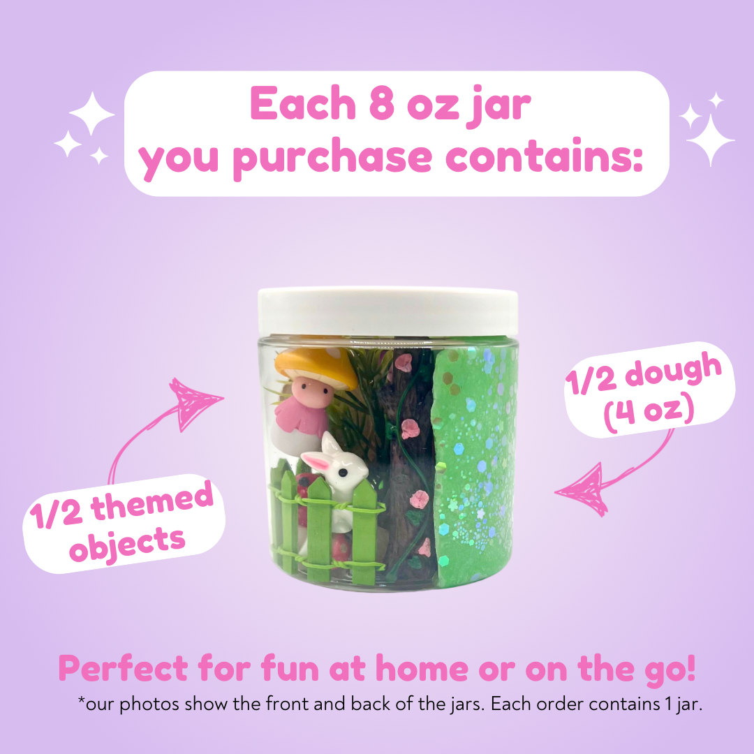 Special Edition Jar Fairy Garden Playdough Sensory Toy Kit