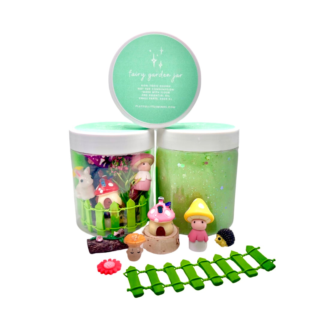 Special Edition Jar Fairy Garden Playdough Sensory Toy Kit