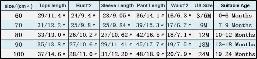 Pants Infant Clothing Set For Baby