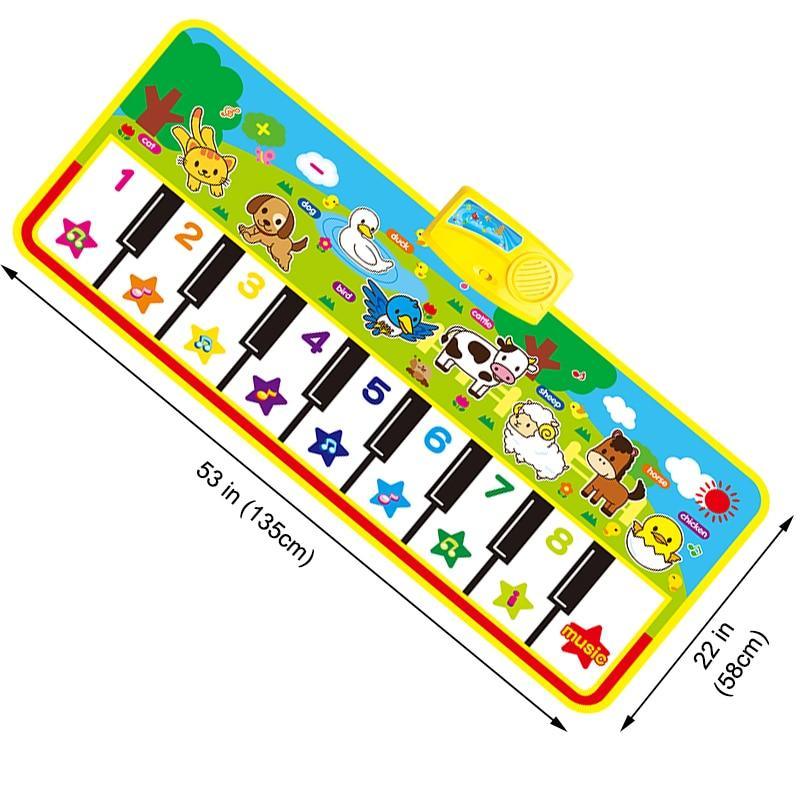 Baby Piano Playing Carpet for Infants and Toddlers