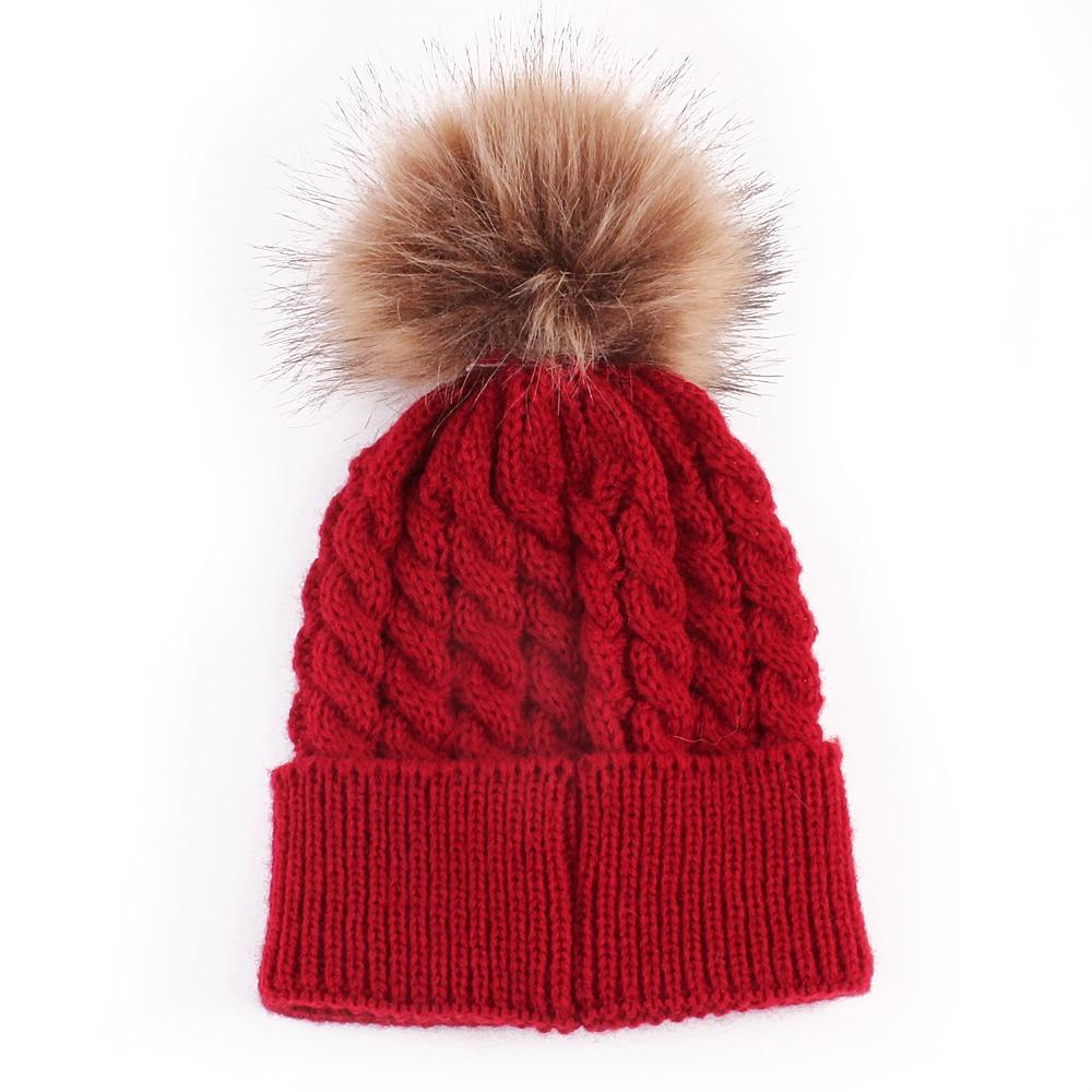 Infant Baby Boy Girl & Mom Winter Knit