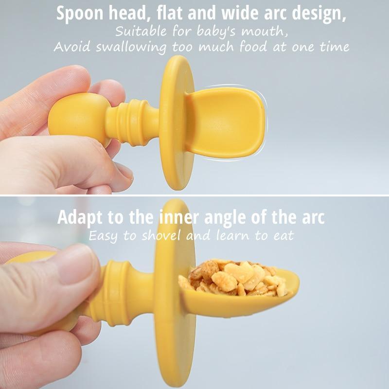 Big Baby Feeding Unique Spoon And Fork Set