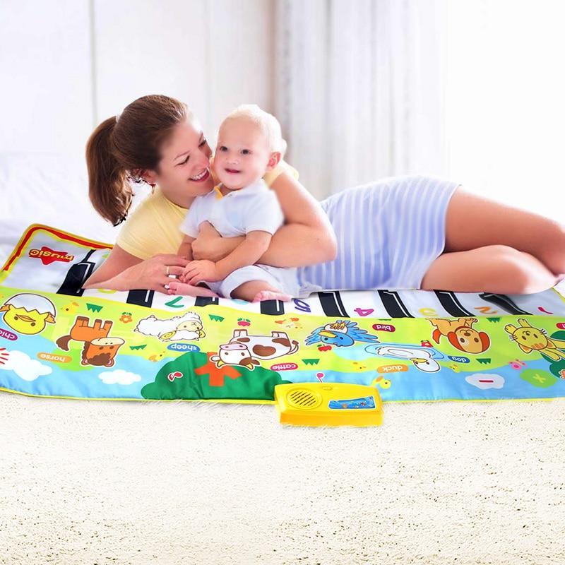 Baby Piano Playing Carpet for Infants and Toddlers
