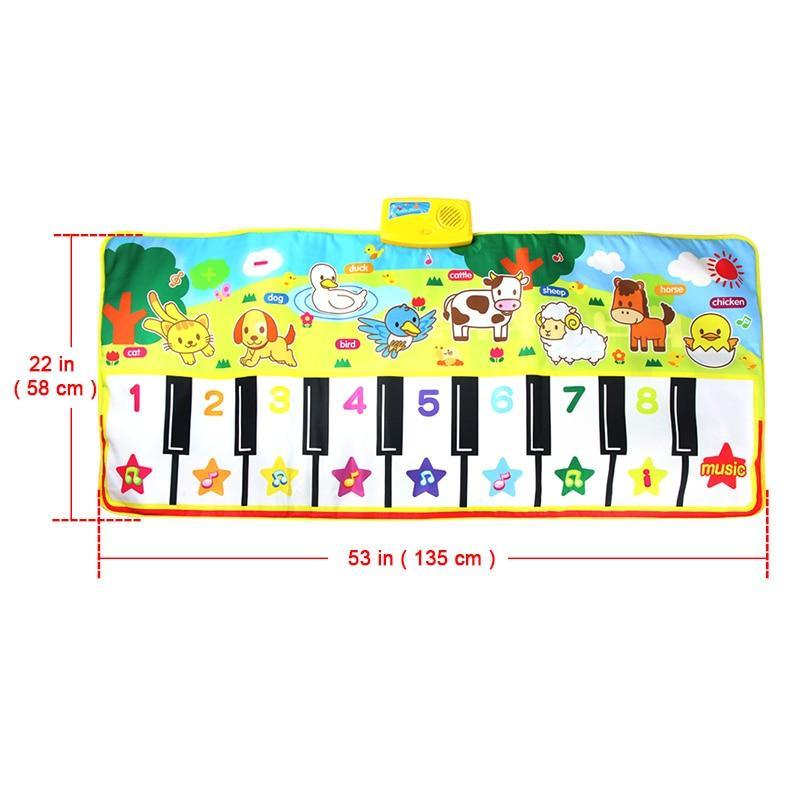 Baby Piano Playing Carpet for Infants and Toddlers