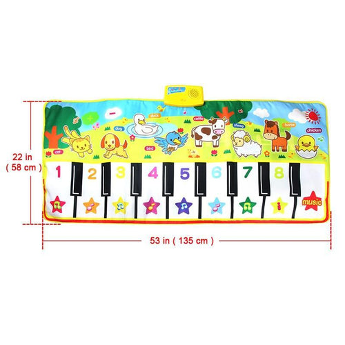 Baby Piano Playing Carpet for Infants and Toddlers