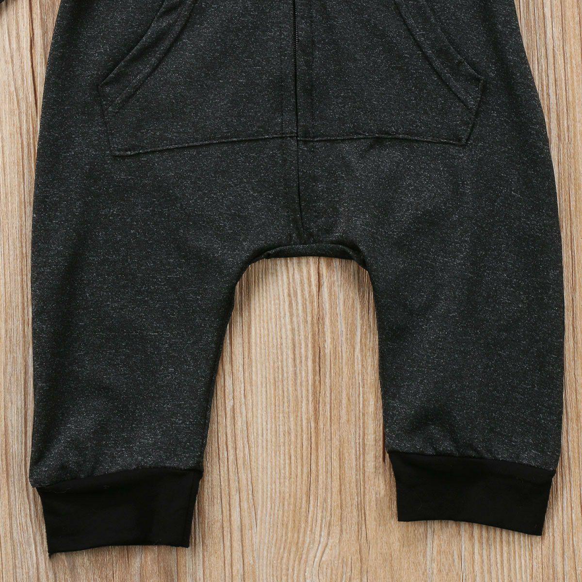 unisex Warm Infant Zipper Cotton Long Sleeve