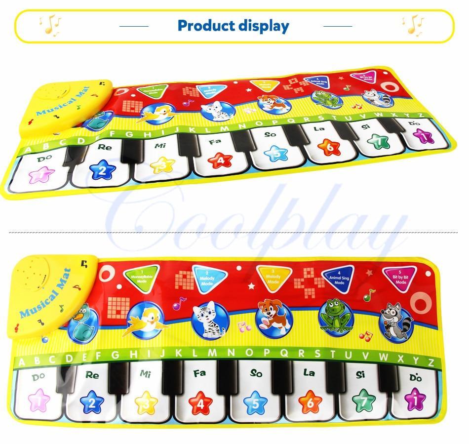 Baby Piano Playing Carpet for Infants and Toddlers