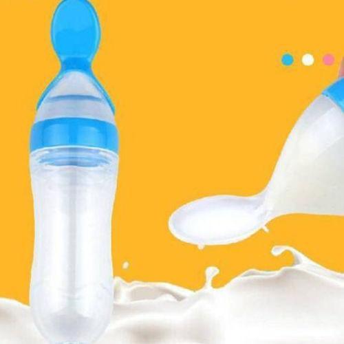 Safety Infant Baby Spoon Feeder