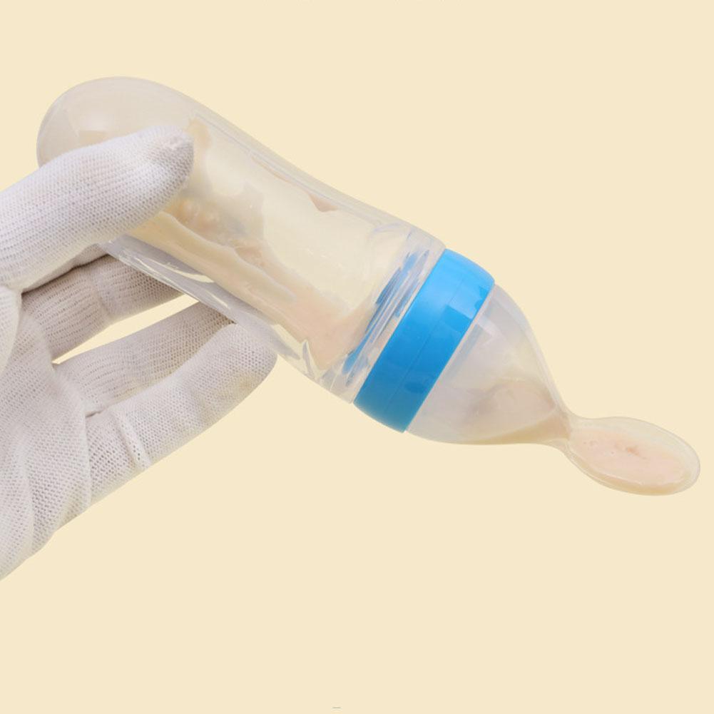 Safety Infant Baby Spoon Feeder
