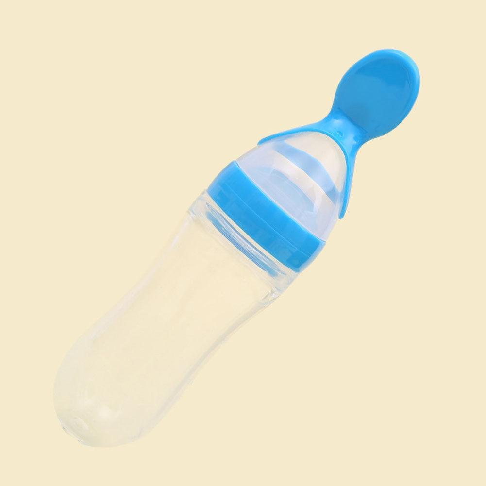 Safety Infant Baby Spoon Feeder