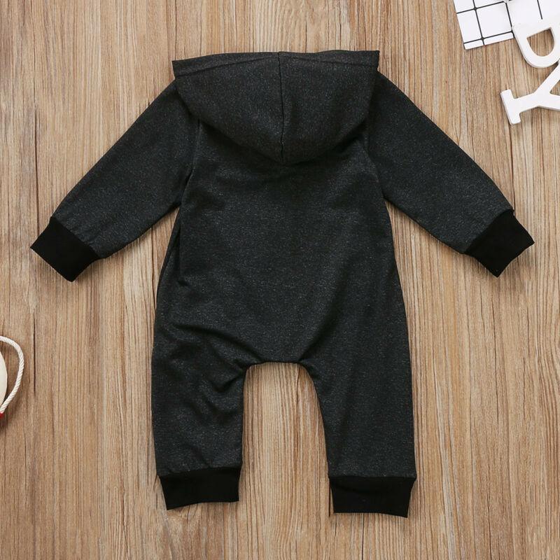 unisex Warm Infant Zipper Cotton Long Sleeve