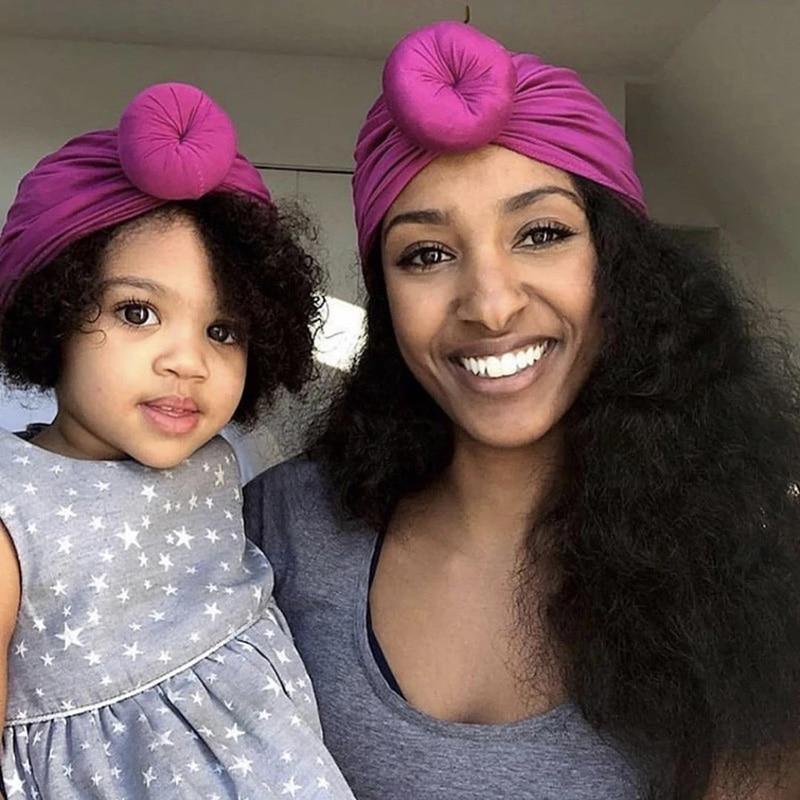 Mother & Baby Hat Soft Cotton Turban