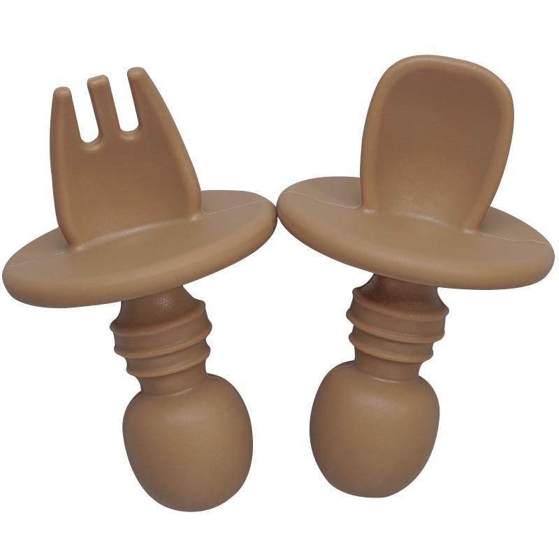Big Baby Feeding Unique Spoon And Fork Set