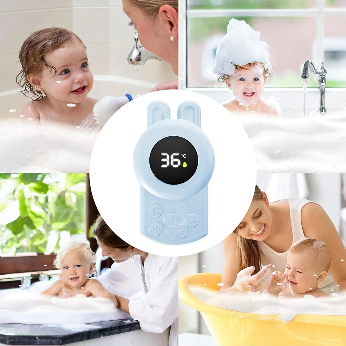 Safe LED Temperature Sensor for Kids