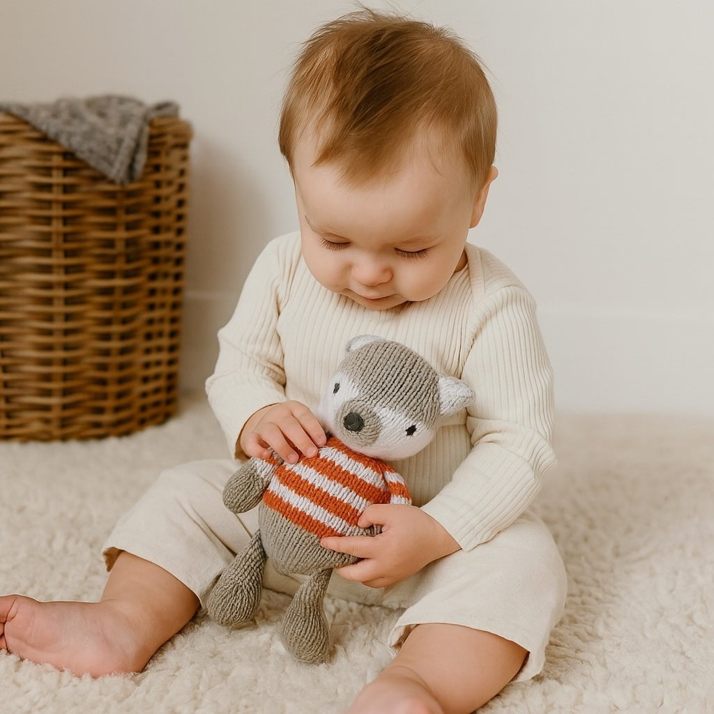 Rattle Buddy Finley the Fox Plush Baby Toy