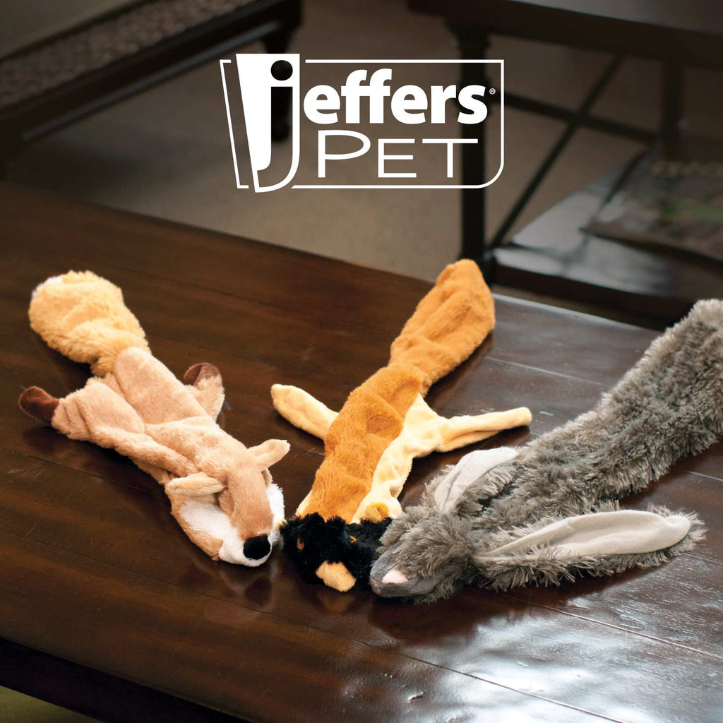 Jeffers Thinnies Unstuffed Plush Dog Toys 21L