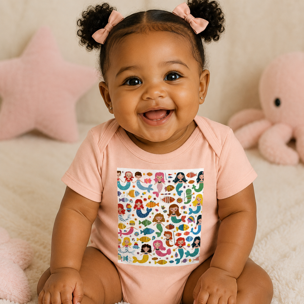 Baby Short Sleeve Bodysuit for Newborn Boys and Girls
